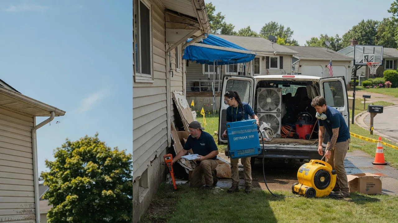 Ceiling Leak Cleanup in Timblin, PA near me