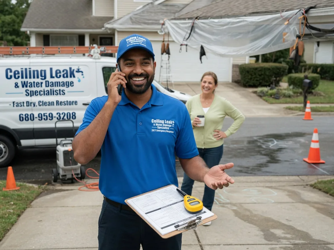 Ceiling Leak Cleanup Timblin, PA FAQs